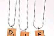 Scrabble Tile Necklaces