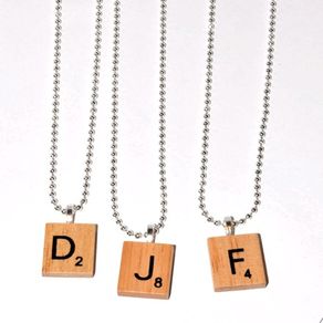Scrabble Tile Necklaces