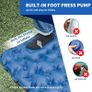 Sleeping Pad - Ultralight Inflatable Sleeping Mat with Built-in Foot Pump, Durable Compact Waterproof Camping Air Mattress for Camping, Backpacking, Hiking, Tent Trap Traveling Image 4