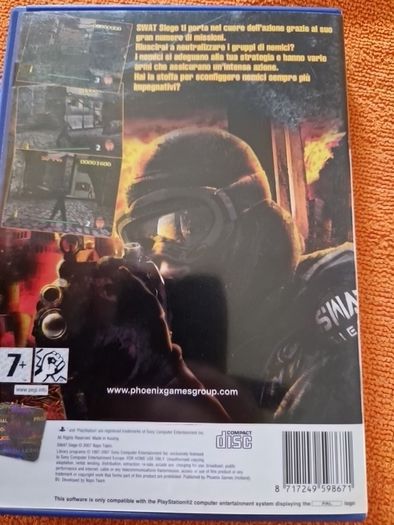 Swat Siege  PlayStation2 Ps2 Games Original