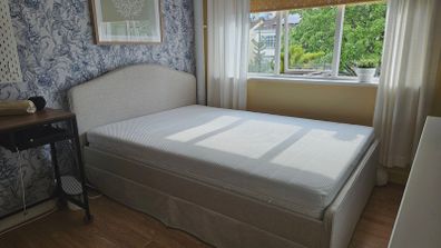Double bed with mattress