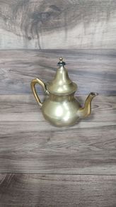 vintage moroccon brass tea pot