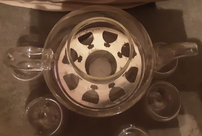 Glass Infusion T- Pot and cup's