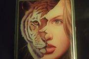 PRICE DROP Jean Claude Cigarette Case Tiger Woman