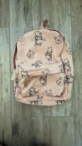 Primark Winnie The Pooh Pale Pink Patterned Backpack Rucksack