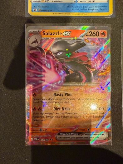 Set of 8 Pokemon Cards Salazzle EX, Cobalion EX, Ninetales EX, Magearna, Empoleon, Snorlax, Zekrom, Palkia