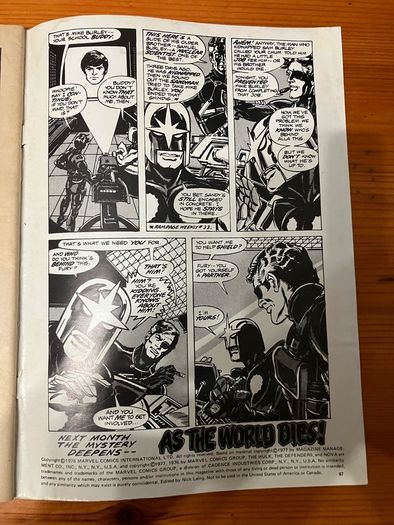 Comic: 'Rampage Monthly' no. 1 / July 1978