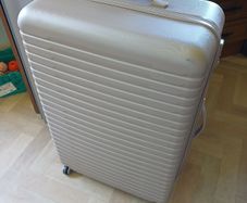 Extra large suitcase with combination lock