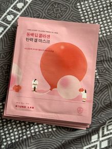 Round lab camellia collagen firming gel sheet mask