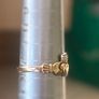 Vintage 9ct Gold Claddagh Ring,New Old Stock Image 2