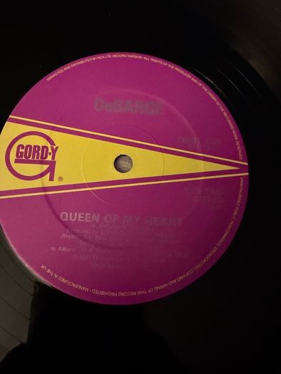 DeBarge Rhythm Of The Night Original 1985 UK 12 Motown Gordy Vinyl