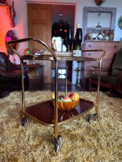Mid Century Serving Trolley
