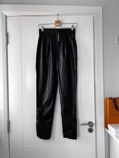 Boohoo Leather Trousers
