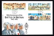 1992 Isle of Man The 50th Anniversary of the British Parachute Troops Commemorative Stamps Addressed First Day Cover (FDC)