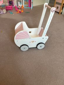 Wooden pram