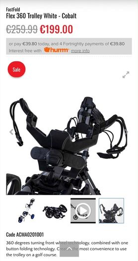 Fastfold Golf Trolley