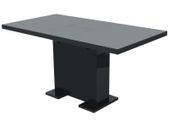 Extendable Dining Table High Gloss Black