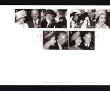 2007 Great Britain The Diamond Wedding Anniversary Commemorative Stamps addressed First Day Cover (FDC) with Edinburgh pictorial cancel.