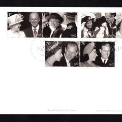 2007 Great Britain The Diamond Wedding Anniversary Commemorative Stamps addressed First Day Cover (FDC) with Edinburgh pictorial cancel.