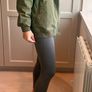 Pull & Bear khaki bomber jacket Image 2