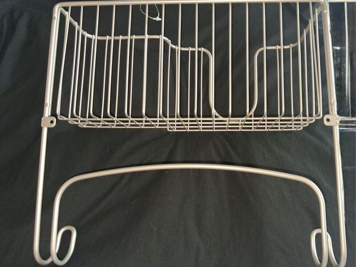 Brand New 2 Hook & Compartment Storage - Hair Dryer, Etc - Approx Size - 33cm x 30cm x 13cm  - RRP - 32.99
