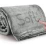 Silk Touch Warm Fleece Blankets - Teal Throws for Sofa Fluffy Blanket Bed Throw for Bedroom, Couch, Travel, Kids (MULTIPLE COLOURS, SIZES) Image 4