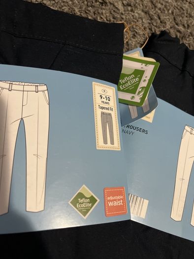navy school uniform trouser