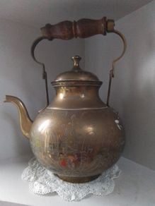 Large brass Kettle/ Teapot