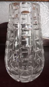 Pair of Waterford 'Tralee' vases.