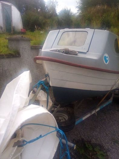 Boat and trailer  and cover