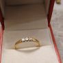 9ct trilogy ring Image 2