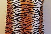 Dorothy Perkins Ladies Multi Colour Tiger Print Bow Back Top. New With Tags RRP 32 Euro. Size 10