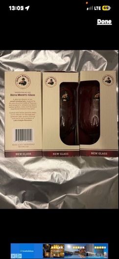 Birra Moretti Sale di mare guinness Pint Glass Beer Limited edition Heineken Stella Bavaria Pint Glasses Beer Heineken carlsberg Pint beer Glass brand new with box