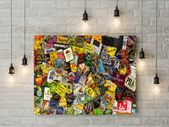 Beer labels printed picture on pvc foamex board