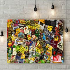 Beer labels printed picture on pvc foamex board