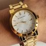 Burberry BU9003 The City Gold Tone Watch Image 3
