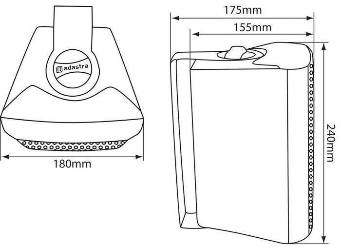 Active Amplified Stereo Speaker Set - White