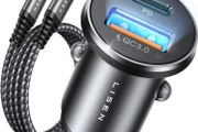 Car Charger Adapter USB C 54W 12V USB Socket [USBC 36W+USBA 18W] 60W USB C Cable PD3.0 Car Phone Charger Cigarette Lighter USB Charger for iPhone 16 Pro 16e Samsung S25 Ultra Car Accessories