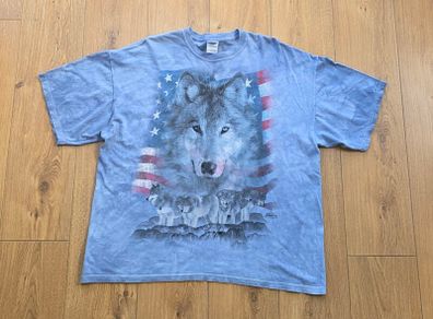 The Mountain Wolves Tie Dye T-Shirt 2XL xxl