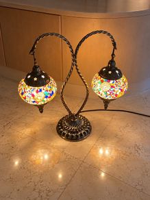 Colourful Mosaic Turkish Table Lamp