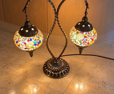 Colourful Mosaic Turkish Table Lamp