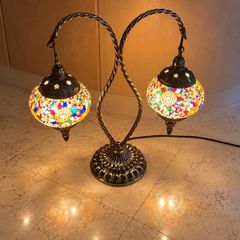 Colourful Mosaic Turkish Table Lamp