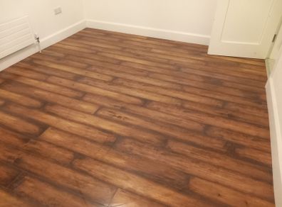 Laminate Flooring - Rustic Wood Effect