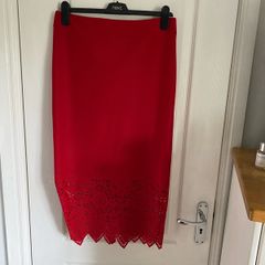 Ladies Next laser cut pencil skirt Size 14