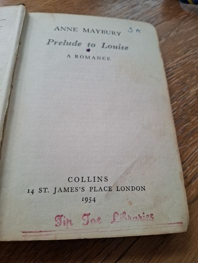Prelude To Louise Hardback Vintage