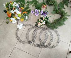 Supplies for makeup  door wreaths