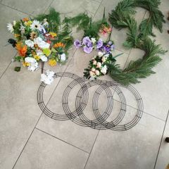 Supplies for makeup  door wreaths