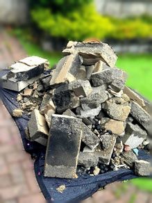 Free to collect concrete blocks