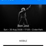Bon Jovi Tickets x2 Image 2