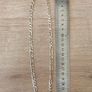Solid Italian 925 Sterling Silver Figaro Chain 5.5mm wide & 52/54 cm long & 22g Image 2